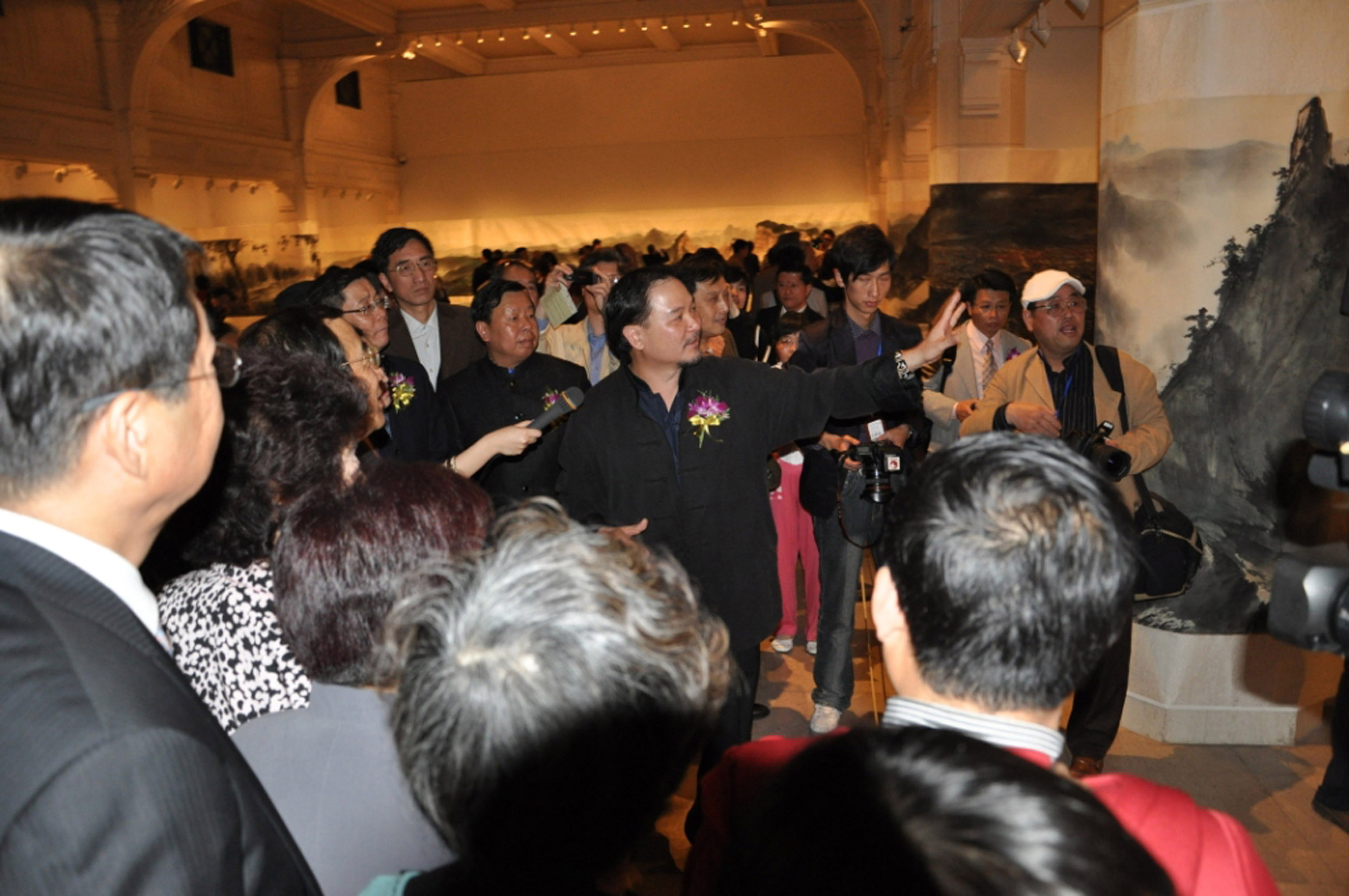 圖檔：上海美術館個展盛況